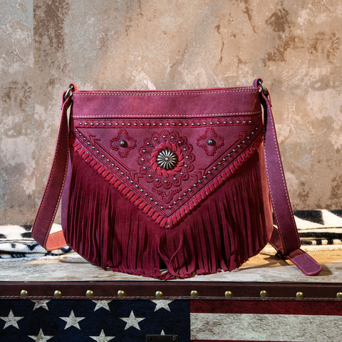 Montana West Signature Round Crossbody Bag