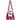 MW906-B192 Montana West Western Fringe Clear Stadium Crossbody Bag Hot Pink