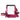 MW906-B192 Montana West Western Fringe Clear Stadium Crossbody Bag Hot Pink
