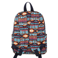 MWB-2006 Montana West Blue Floral Leopard Print Backpack