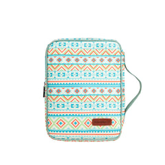 MWB-5011 Montana West Aztec Pattern Print Canvas Bible Cover