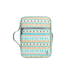 MWB-5011 Montana West Aztec Pattern Print Canvas Bible Cover