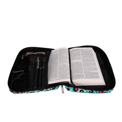 MWB-6012 Montana West Aztec Pattern Print Canvas Bible Cover