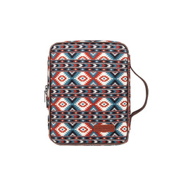 MWB-6010 Montana West Aztec Pattern Print Canvas Bible Cover