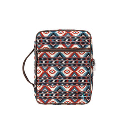 MWB-6010 Montana West Aztec Pattern Print Canvas Bible Cover
