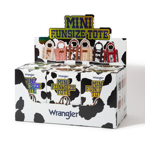 WR6BX-98  Wrangler Mini Fun Size Tote Bag Charm/Key Chain - Blind Box (6pcs/Box)