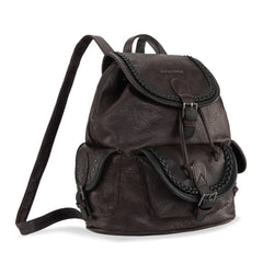 MWC-043A   Montana West Stone Wash Backpack -Coffee