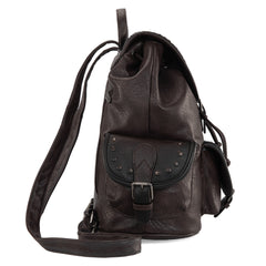 MWC-043A   Montana West Stone Wash Backpack -Coffee