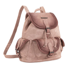 MWC-043A   Montana West Stone Wash Backpack -Pink