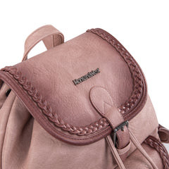 MWC-043A   Montana West Stone Wash Backpack -Pink