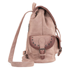 MWC-043A   Montana West Stone Wash Backpack -Pink