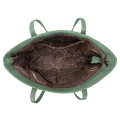 MWC-084B   Montana West Quilted Carry-All Tote - Light Green