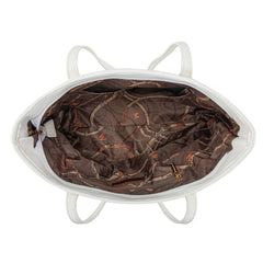 MWC-084B   Montana West Quilted Carry-All Tote - White