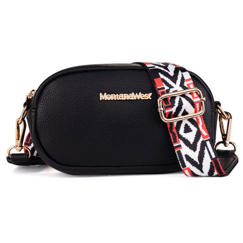 MWC-086BBK  Montana West Small Crossbody Bag/Camera Bag - Black