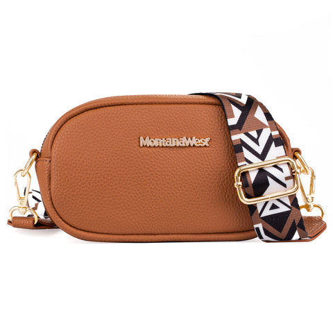 MWC-086BBR  Montana West Small Crossbody Bag/Camera Bag - Brown