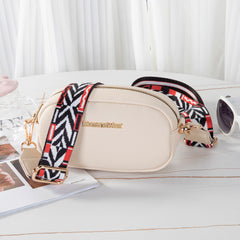 MWC-086BWT  Montana West Small Crossbody Bag/Camera Bag - White