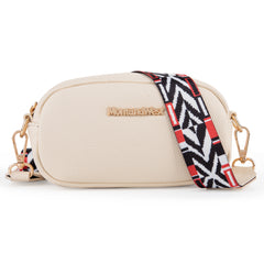 MWC-086BWT  Montana West Small Crossbody Bag/Camera Bag - White