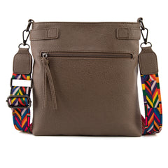 MWC-100AKH  Montana West Multi Pockets Crossbody Bag - Khaki