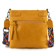 MWC-100AYEL   Montana West Multi Pockets Crossbody Bag - Yellow