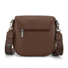 MWC-285 Montana West Spacious Crossbody Bum Bag with Coin Purse - Coffee