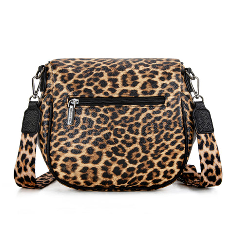 MWC-285 Montana West Spacious Crossbody Bum Bag with Coin Purse - Leopard
