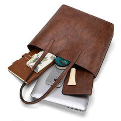 MWC-376   Montana West Carry-All Tote - Dark Brown
