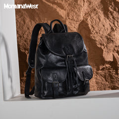 MWC-403   Montana West Buckle Backpack -Black