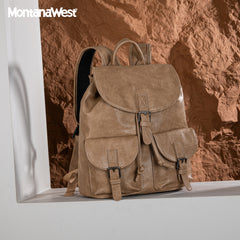 MWC-403   Montana West Buckle Backpack -Khaki