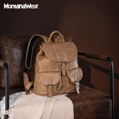 MWC-403   Montana West Buckle Backpack -Khaki