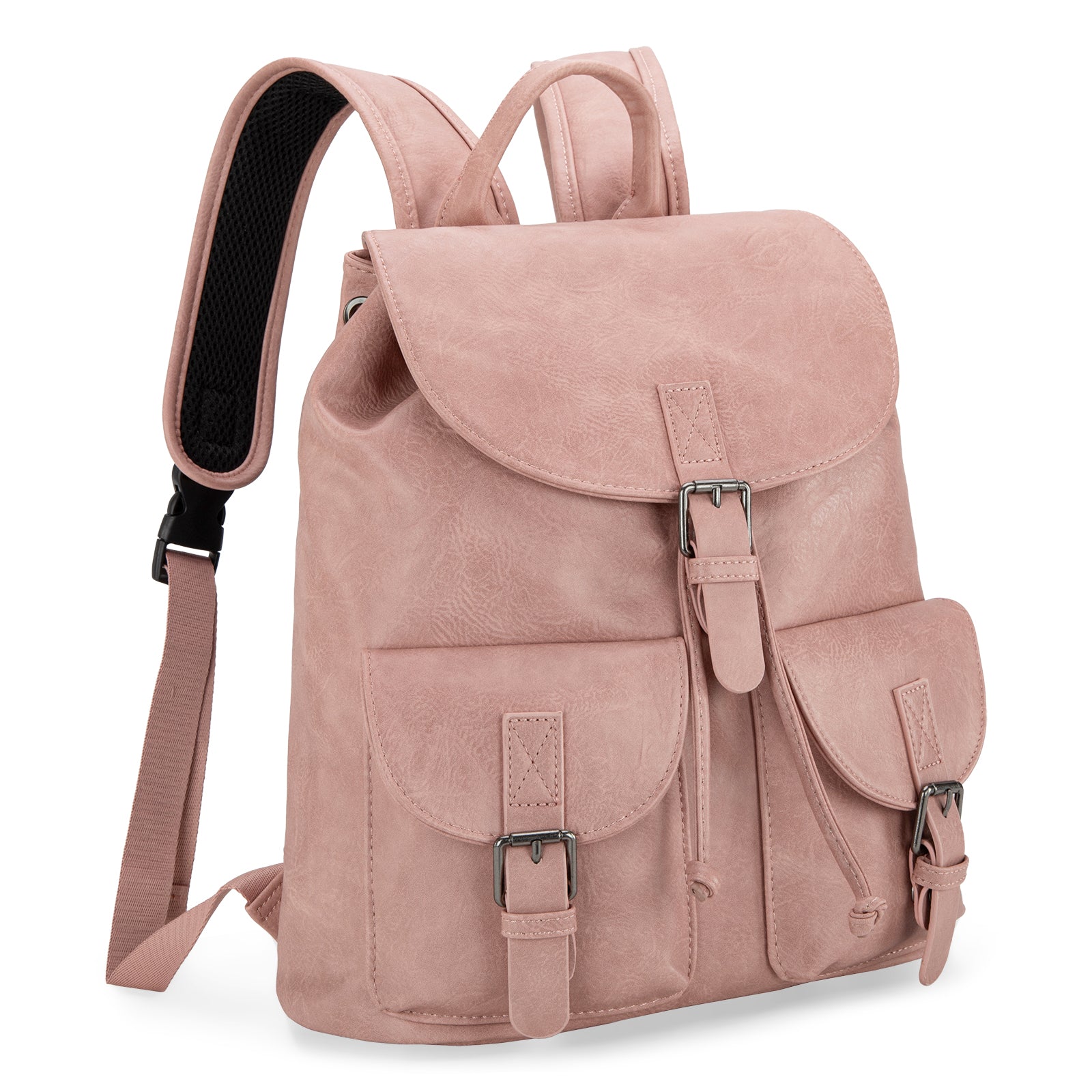 MWC-403 Montana West Buckle Backpack -Dark Pink