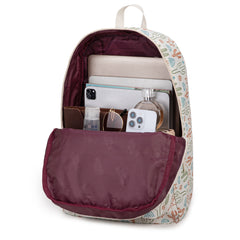 MWC-5751SBG  Montana West Dessert Cactus Print Backpack -2Pcs Set - Beige