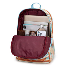 MWC-5751SBL  Montana West Serape Aztec Print Backpack -2Pcs Set - Blue