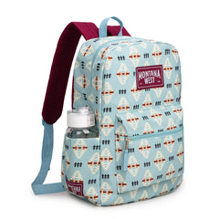 MWC-5751SJN   Montana West Aztec Print Backpack -2Pcs Set - Jean