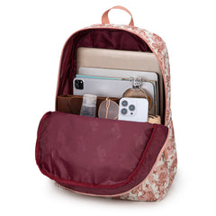 MWC-5751SPK  Montana West Bucking Cowgirl Print Backpack -2Pcs Set - Pink