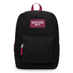 MWC-575SArmy   Montana West Solid Color Backpack -2Pcs Set -Army