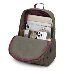 MWC-575SArmy   Montana West Solid Color Backpack -2Pcs Set -Army