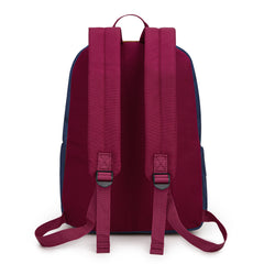 MWC-575SNY  Montana West Solid Color Backpack -2Pcs Set -Navy