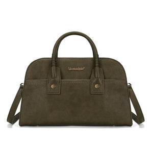 MWC-631GN Montana West Wrapped Handle Dome Satchel Bag - Green