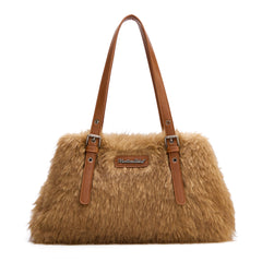 MWC-637  Montana West Plush Faux Fur Shoulder Bag/Crossbody Bag