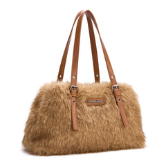 MWC-637  Montana West Plush Faux Fur Shoulder Bag/Crossbody Bag