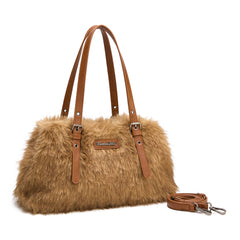 MWC-637  Montana West Plush Faux Fur Shoulder Bag/Crossbody Bag