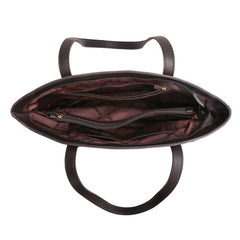 MWC-G029   Montana West  Tassel Concealed Carry Tote Bag - Coffee