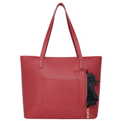 MWC-G029   Montana West  Tassel Concealed Carry Tote Bag - Red