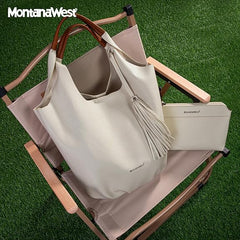 MWC2-298   Montana West Hobo Bag with Pouch - Beige