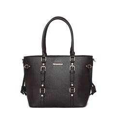 MWC3-C032W  Montana West 3PCs Set Tote/Crossbody/Wallet - Black