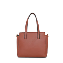 MWC3-C032W  Montana West 3PCs Set Tote/Crossbody/Wallet - Brown