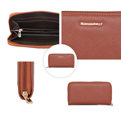 MWC3-C032W  Montana West 3PCs Set Tote/Crossbody/Wallet - Brown