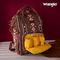 WG2204-9110 Wrangler Aztec Printed Callie Backpack- Camel