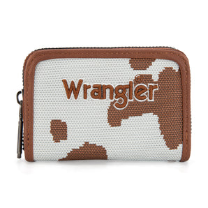 WG301-W083    Wrangler Cow Print Small Wallet