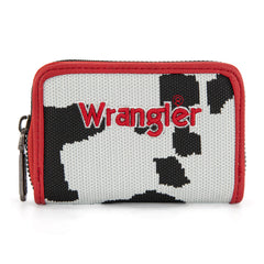 WG301-W083    Wrangler Cow Print Small Wallet